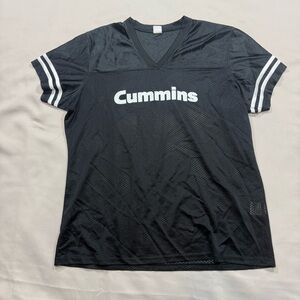 Cummins Diesel Black Mesh Women’s Football Style Jersey sz: XL